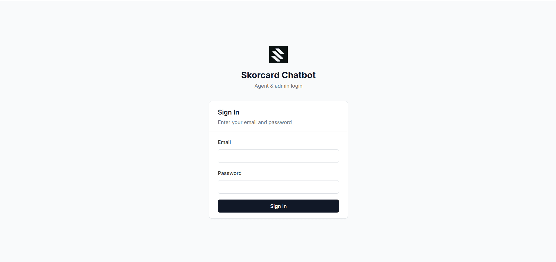 Skorcard Chatbot screenshot
