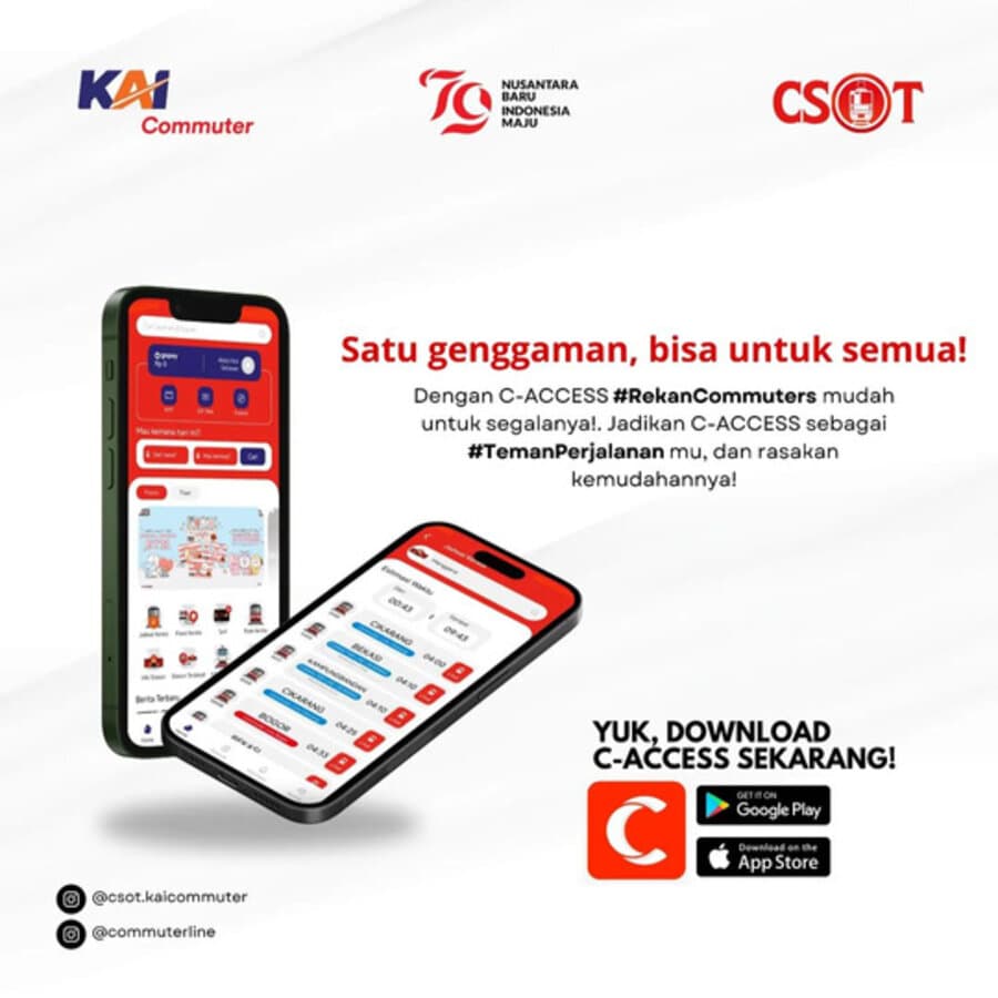 C-Access app launch — "Satu genggaman, bisa untuk semua"